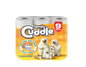 Family Cuddle 3-Ply Lemon toilet tissue 9 pack — premium fragranced 3 ply roll for retail and hospitality, buy online UK