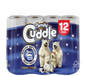 Family Cuddle 3-Ply Classic toilet tissue 12 pack — premium 3 ply high-volume retail toilet roll, buy bulk online UK