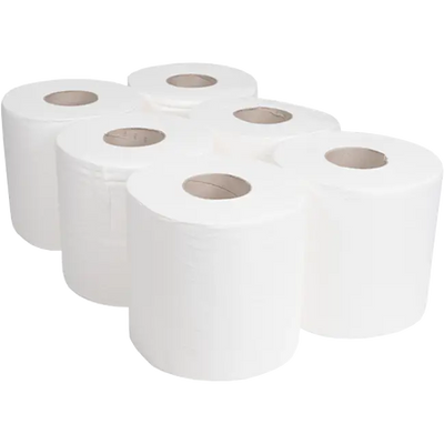 White Roll Eco (50mt) 1x6 Pack