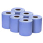 Blue Roll Eco 40m 1x6 pack — workshop and janitorial centrefeed paper roll, buy bulk online UK